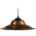 Lampara Colgante Ferrolux C-136Cob Cobre Chapa E-27 32cm