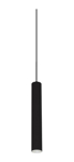 Lampara Colgante Ferrolux Moderna Tubular 35cm A/dicro Negro