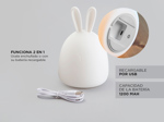 Luz Velador Para Niños Gadnic Luz de Noche Recargable Led