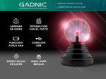 Lámpara de Plasma Eléctrica Gadnic Bola de Luz con Rayos