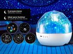 Lámpara de Noche Proyector Galaxia Tierra Universo Para Niños