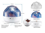 Lámpara de Noche Proyector Galaxia Tierra Universo Para Niños