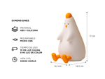 Lámpara Infantil de Pollito Gadnic Heihei Luz de Colores