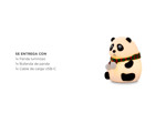 Lámpara de Panda Luminoso Gadnic Panda-Light Luz Infantil
