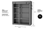 Closet Organizador Armable Portatil Ropero Zapatos