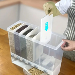DISPENSADOR DE CEREALES GRANOS LEGUMBRES 6 ESPACIOS