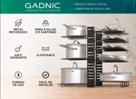 Organizador de Batería de Cocina Gadnic Acero Reforzado