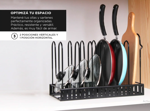 Organizador de Batería de Cocina Gadnic Acero Reforzado