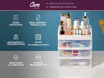 Organizador De Maquillaje Cosmético Joyero Acrílico Cajones