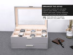 Joyero Alhajero Gadnic ALH15 Organizador de Relojes y Accesorios