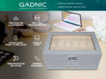 Joyero Alhajero Gadnic ALH15 Organizador de Relojes y Accesorios