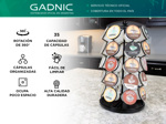 Porta Cápsulas de cafe gadnic Sort2 giratorio para 35 capsulas
