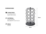 Porta Cápsulas de cafe gadnic Sort2 giratorio para 35 capsulas