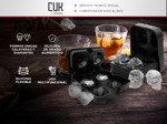 Set x2 Cubeteras de Silicona Para Hielo Gadnic ICE04 4 Hielos Calavera Y Diamante