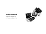 Set x2 Cubeteras de Silicona Para Hielo Gadnic ICE04 4 Hielos Calavera Y Diamante