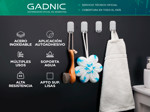 Set de 8 Ganchos Adhesivos Gadnic Acero Inoxidable