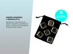 Set X6 Hielos De Acero Inoxidable Gadnic HWHIS1 Cubos De Hielo Reutilizables