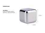 Set X6 Hielos De Acero Inoxidable Gadnic HWHIS1 Cubos De Hielo Reutilizables