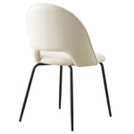 Silla De Comedor Cocina Mylo Tapizado En Terciopelo Velvet Beige Claro