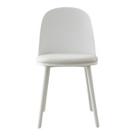 Silla Comedor Cocina Vita Nórdica Eames Plástica Blanco X 4 Unidad
