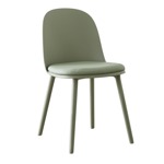 Silla Comedor Cocina Vita Nórdica Eames Plástica Verde Pastel X 4 Unidad