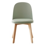 Silla Comedor Vita Verde Pastel Meet Nórdica Eames Madera X 4 Unidades