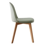 Silla Comedor Vita Verde Pastel Meet Nórdica Eames Madera X 4 Unidades