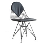 Silla De Comedor Cocina Bertoia Nórdica Eames Eiffel Moderna Negro