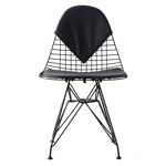 Silla De Comedor Cocina Bertoia Nórdica Eames Eiffel Moderna Negro