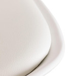 Banqueta Taburete Tulip 65cm Cocina Comedor Bar Madera BLANCO