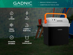 Heladera Portátil Gadnic H800 Eléctrica 12v 24Lts Conserva Frío y Calor