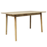 Mesa Comedor Cocina Brescia Madera Haya Maciza 130x80 Cm