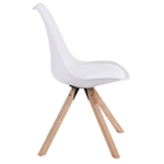Silla Living Comedor Set X4 Eames Tulip C/ Almohadon Niviko