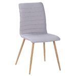 Silla Living Comedor Set X4 Tela Tapizada Niviko Diseño