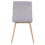Silla Living Comedor Set X4 Tela Tapizada Niviko Diseño