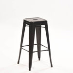 Taburete Banqueta Alta Set X4 Reforzada Tolix Metal Niviko