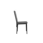 Silla Living Comedor Cocina Set X4 Tapizada Niviko Reforzada - NVK-1824-N