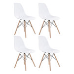 Silla Living Comedor Cocina Set X4 Eames Niviko Reforzada - NVK-337-B