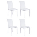 Silla Living Comedor Cocina Set X4 Tapizada Niviko Reforzada - NVK-1614-B