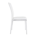 Silla Living Comedor Cocina Set X4 Tapizada Niviko Reforzada - NVK-1614-B