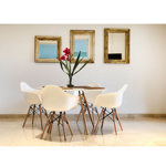 Sillon Silla Eames Tulip Niviko Set X4 Comedor Living Blanco
