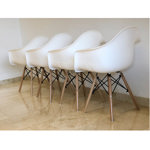Sillon Silla Eames Tulip Niviko Set X4 Comedor Living Blanco