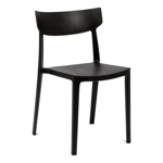 Sillas Living Comedor Combo x4 PVC Color Negro SC01