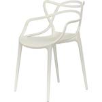 Silla Master Cocina Comedor Apilable Reforzada Polipropileno Blanco