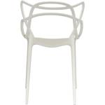 Silla Master Cocina Comedor Apilable Reforzada Polipropileno Blanco