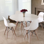 Pack 4 Sillas Estilo Nordico Garden Life Eames Para Interior