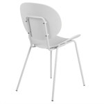Silla Comedor Cocina Concept Estructura Plástico Patas Metal X4 Blanco