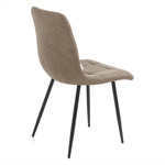Silla Comedor Freedom Tapizada Ecocuero Estructura Reforzada Beige