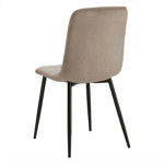 Silla Comedor Freedom Tapizada Ecocuero Estructura Reforzada Beige