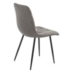 Silla Comedor Freedom Tapizada Ecocuero Estructura Reforzada X4 Gris